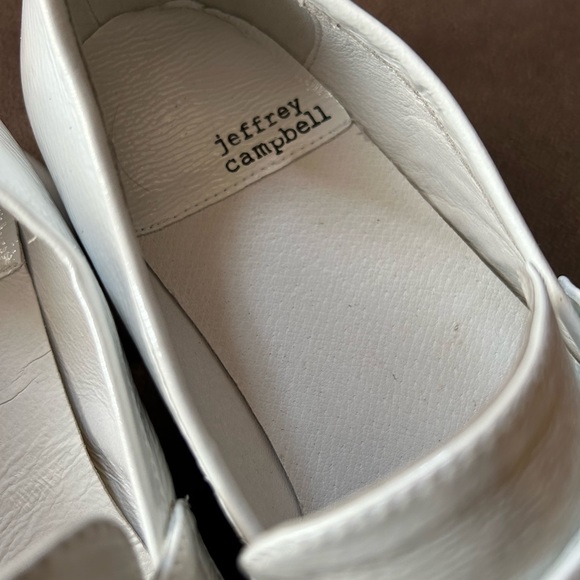 Jeffrey Campbell Horsebit white shoes 💐NWOT - Picture 2 of 4